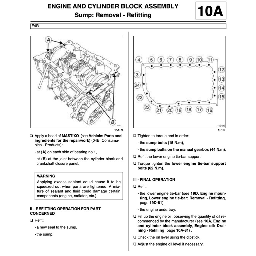 RENAULT MEGANE III (2008-2016) SERVICE WORKSHOP MANUAL - Image 9