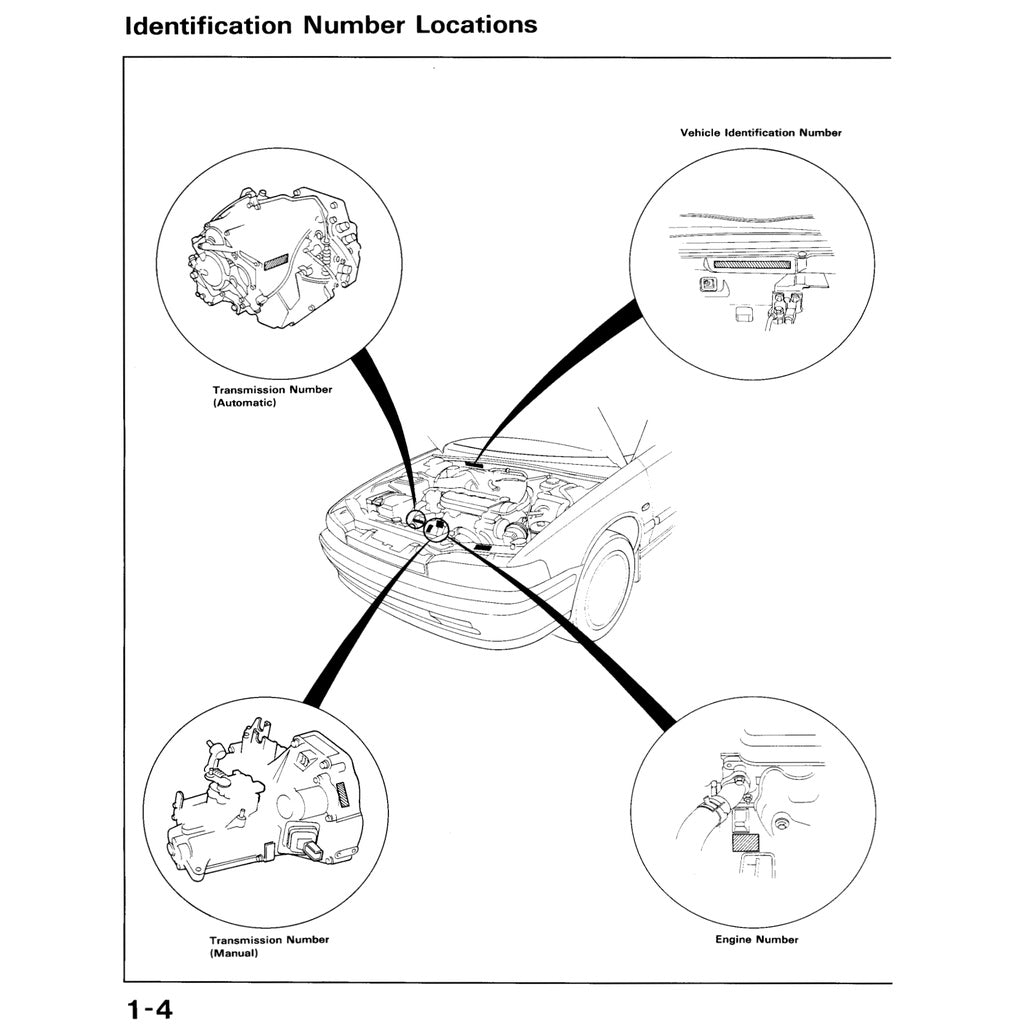 HONDA ACCORD 4 CB (1990-1993) SERVICE WORKSHOP MANUAL - Image 10