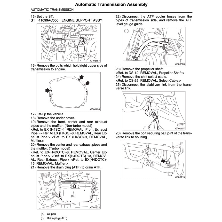 SUBARU FORESTER SG (2002-2008) SERVICE WORKSHOP MANUAL - Image 10