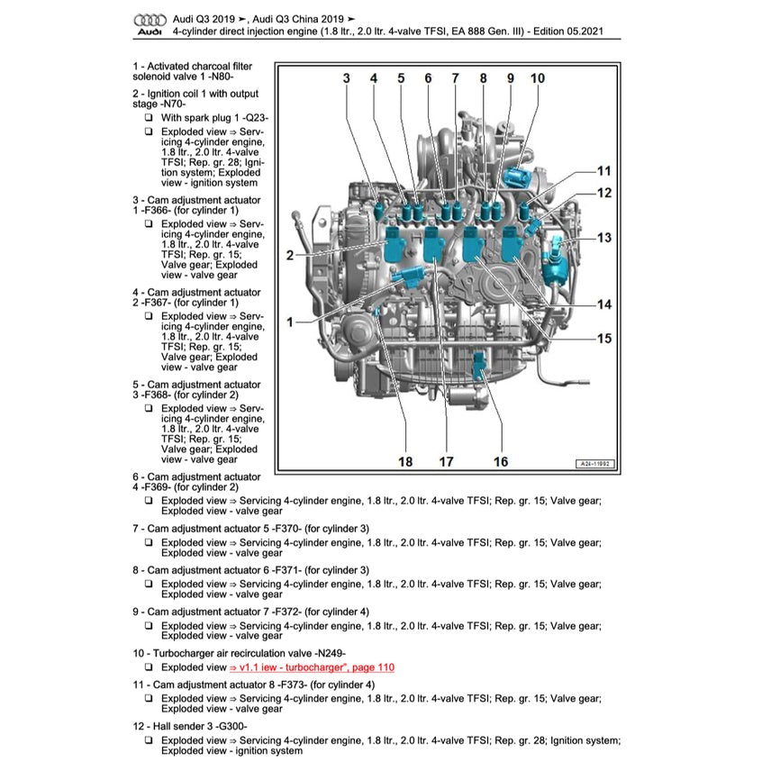 AUDI Q3 F3 (2018+) SERVICE WORKSHOP MANUAL - Image 5