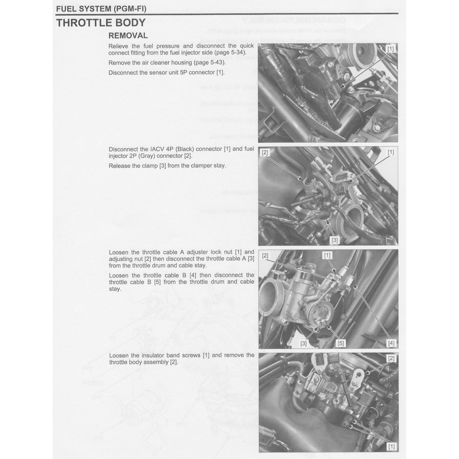 HONDA CBR 250 R (2011-2021) SERVICE WORKSHOP MANUAL + PARTS CATALOGUE + OWNER'S MANUAL / CBR250R - Image 10