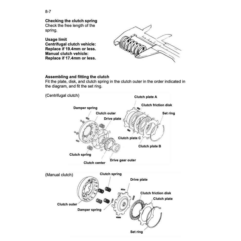 HONDA MONKEY / GORILLA Z50J (2008) SERVICE WORKSHOP MANUAL - Image 9