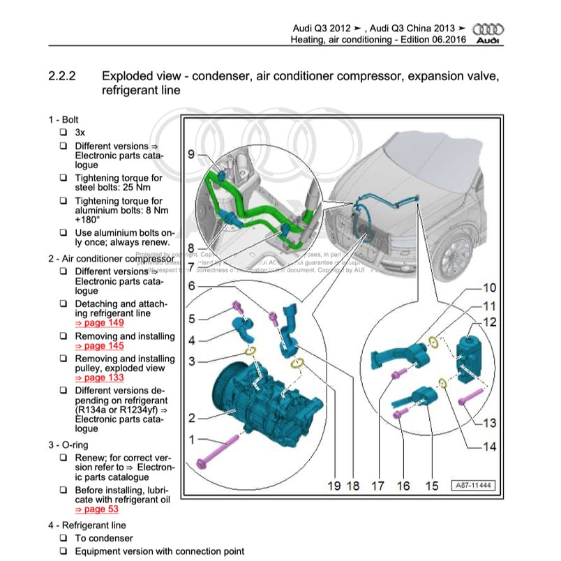 AUDI Q3 8U (2011-2018) SERVICE WORKSHOP MANUAL - Image 8