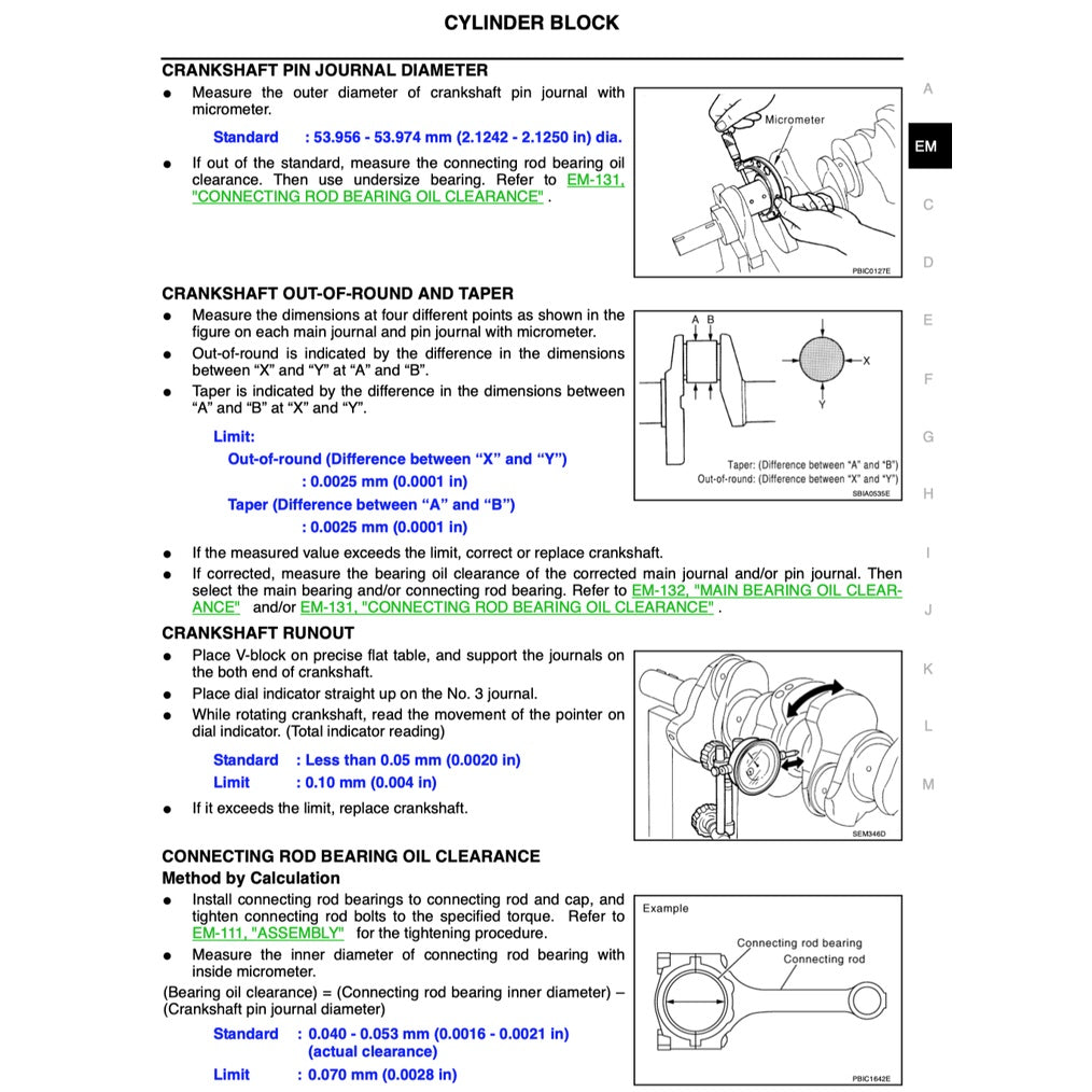 NISSAN 350-Z / Z33 (2003-2009) SERVICE WORKSHOP MANUAL - Image 9