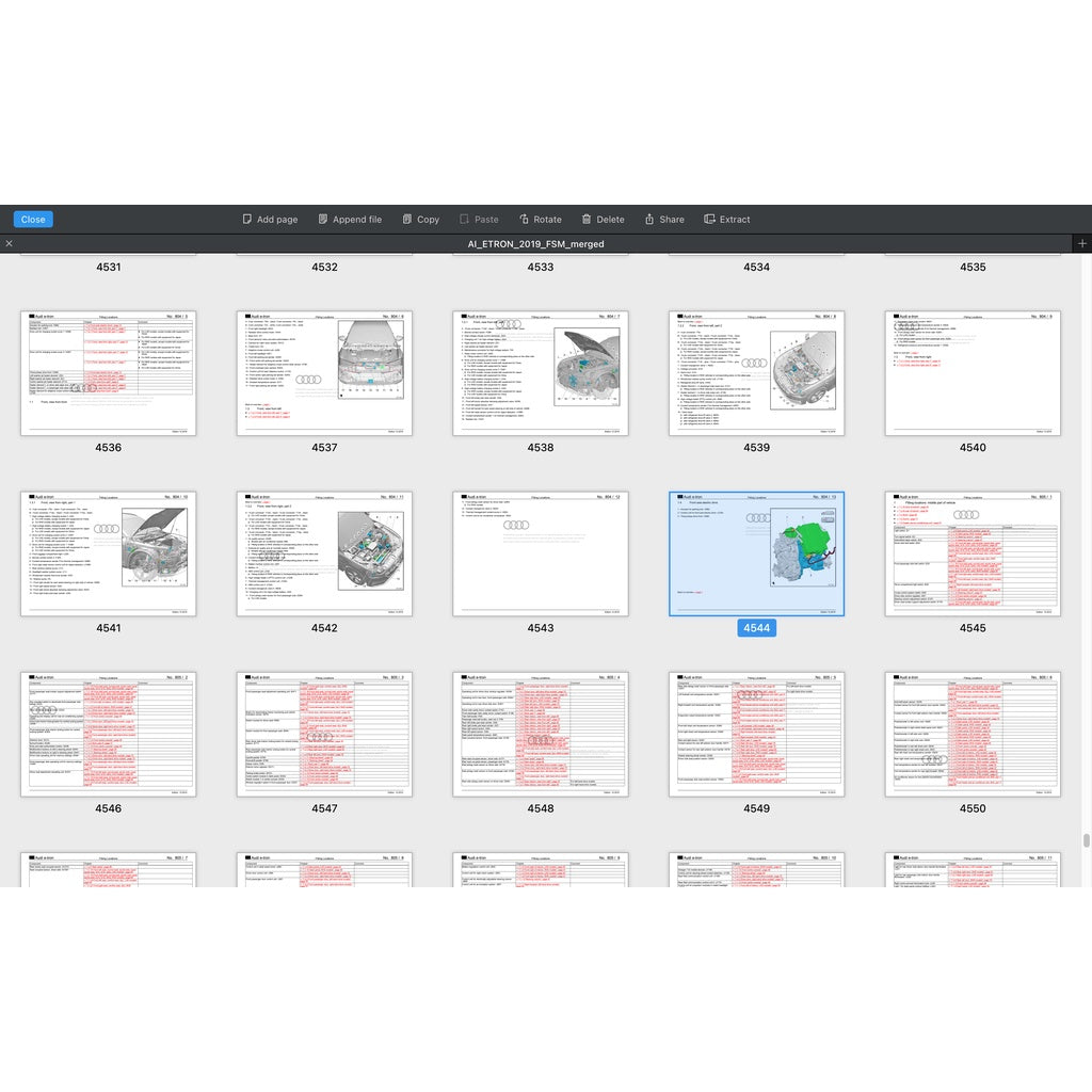AUDI e-tron EV (2019+) SERVICE WORKSHOP MANUAL - Image 9