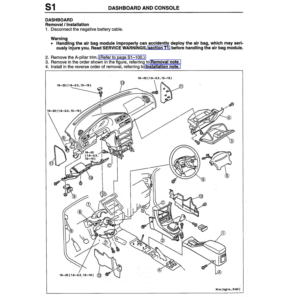 MAZDA 323 FAMILIA / PROTEGE BH (1994-1998) SERVICE WORKSHOP MANUAL - Image 8