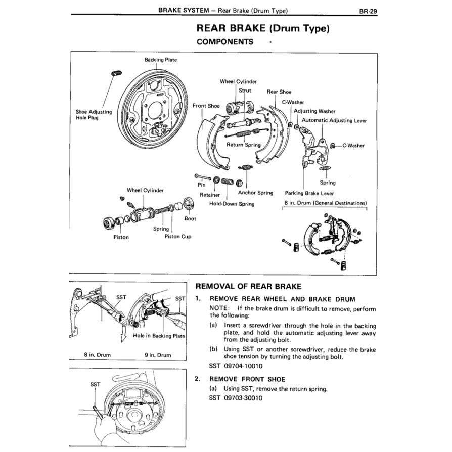 TOYOTA COROLLA FR AE86 (1984-1987) SERVICE WORKSHOP MANUAL - Image 5
