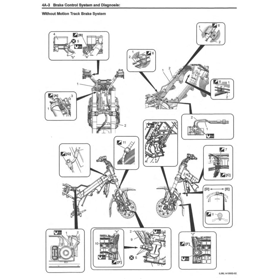 SUZUKI V STORM V STROM VSTROM DL1050 RC/RQ/XT (2020-2023) SERVICE WORKSHOP MANUAL + PARTS CATALOGUE+ OWNER's MANUAL - Image 8
