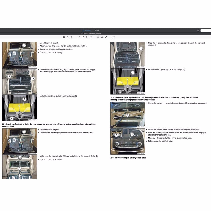BMW 5 SERIES G30 530e (2017-2022) SERVICE WORKSHOP MANUAL - Image 7
