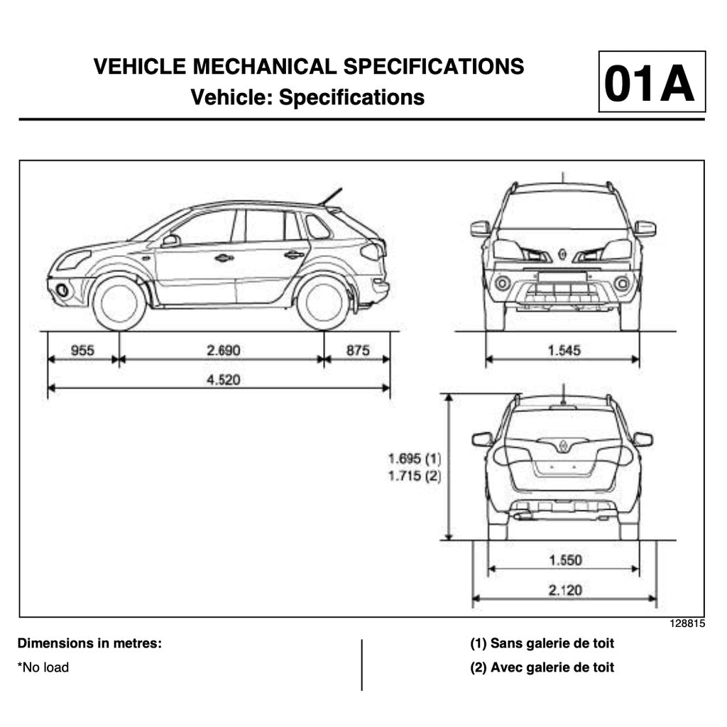 RENAULT KOLEOS X45 (2007-2016) SERVICE WORKSHOP MANUAL - Image 3