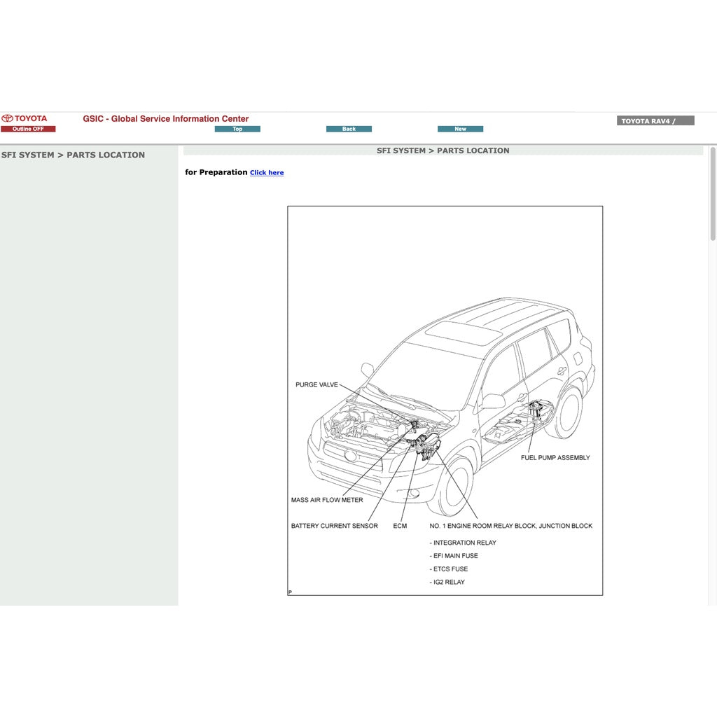 TOYOTA RAV4 XA30 (2006-2012) SERVICE WORKSHOP MANUAL - Image 6