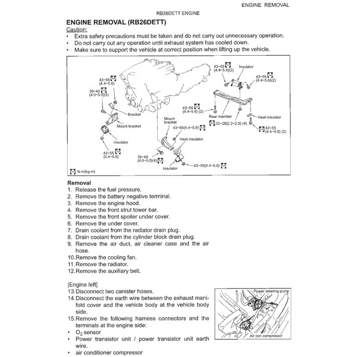 NISSAN SKYLINE GT-R R33 (1995-1998) SERVICE WORKSHOP MANUAL - Image 3