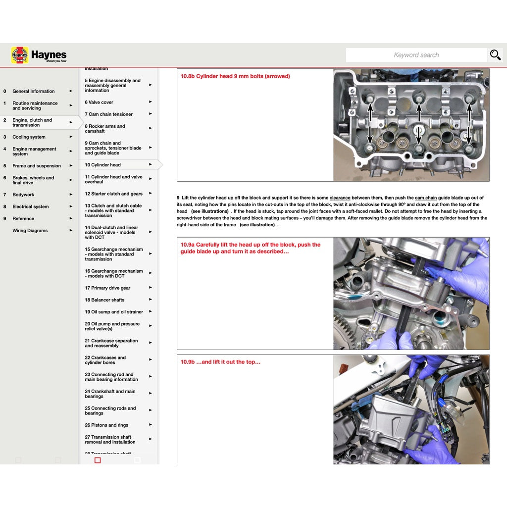 HONDA CRF1000 A/A2/D/D2 AFRICA TWIN (2016-2019) SERVICE WORKSHOP MANUAL - Image 7