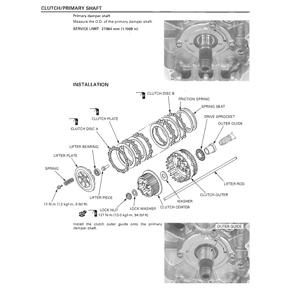 HONDA ST1300/A (2003-2010) SERVICE WORKSHOP MANUAL + PARTS CATALOGUE + OWNER'S MANUAL - Image 9