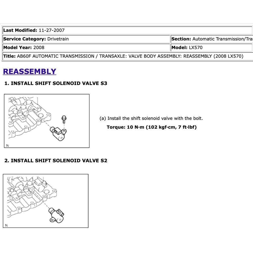 LEXUS LX 570 (2008-2015) SERVICE WORKSHOP MANUAL - Image 4