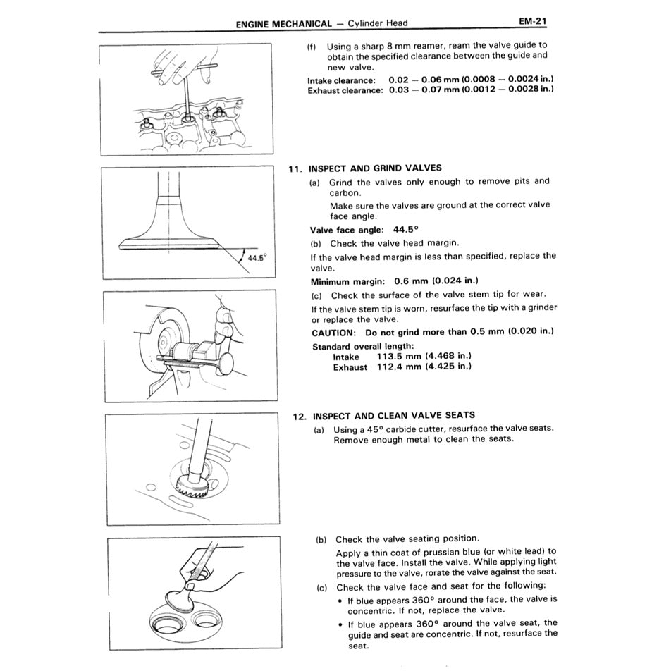 TOYOTA HILUX N80/90/100/110 (1988-1997) SERVICE REPAIR WORKSHOP MANUAL - Image 10
