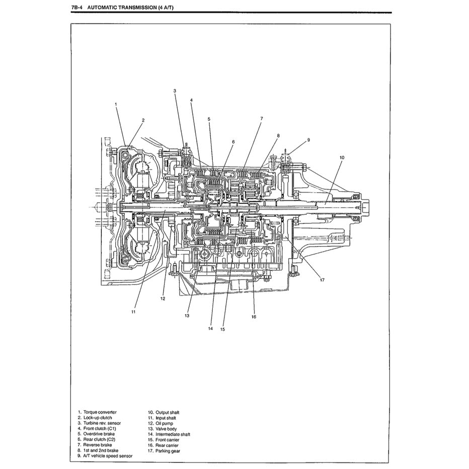 SUZUKI JIMNY JB (1998-2017) SERVICE WORKSHOP MANUAL - Image 9