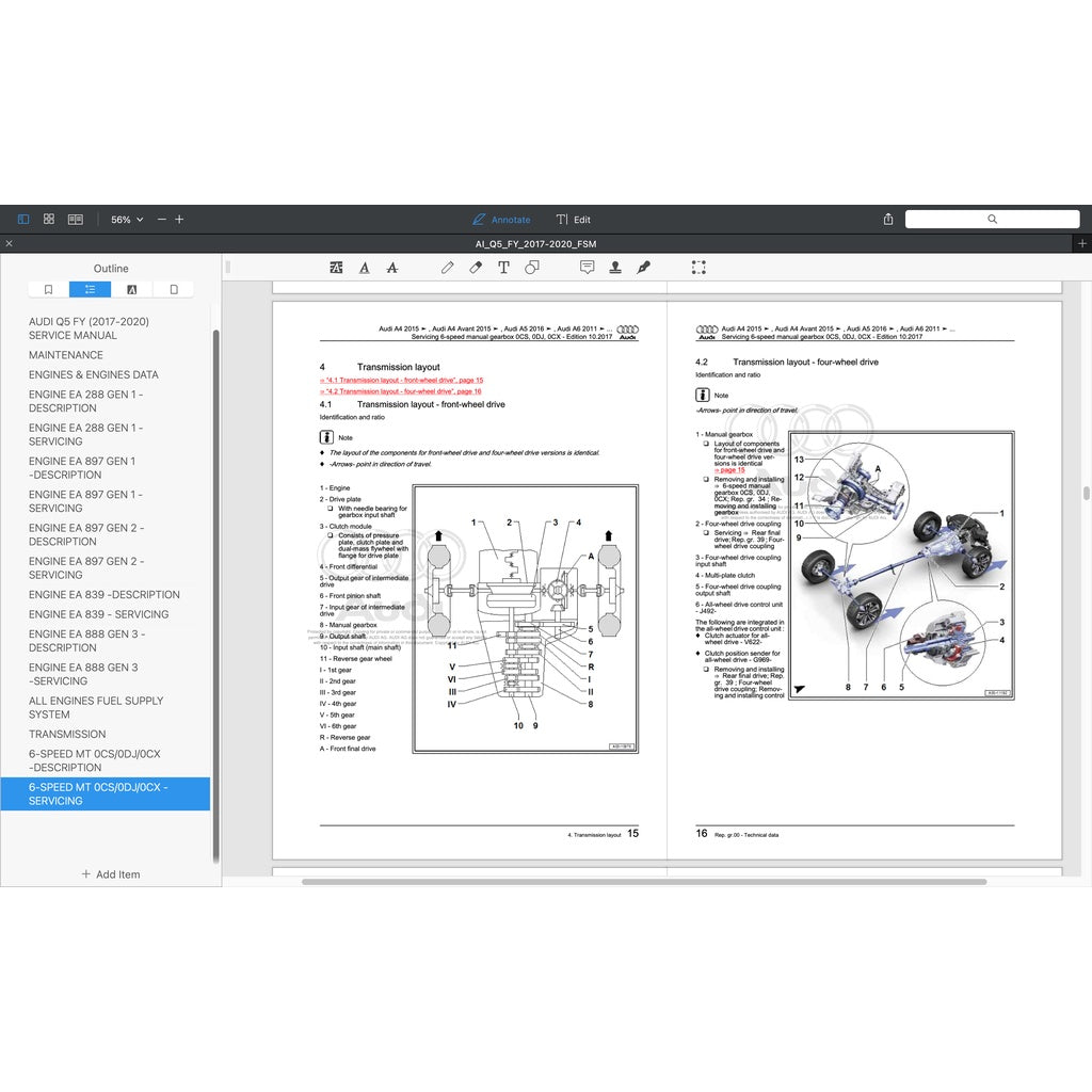 AUDI Q5 FY /80A (2018-2023) SERVICE WORKSHOP MANUAL - Image 10