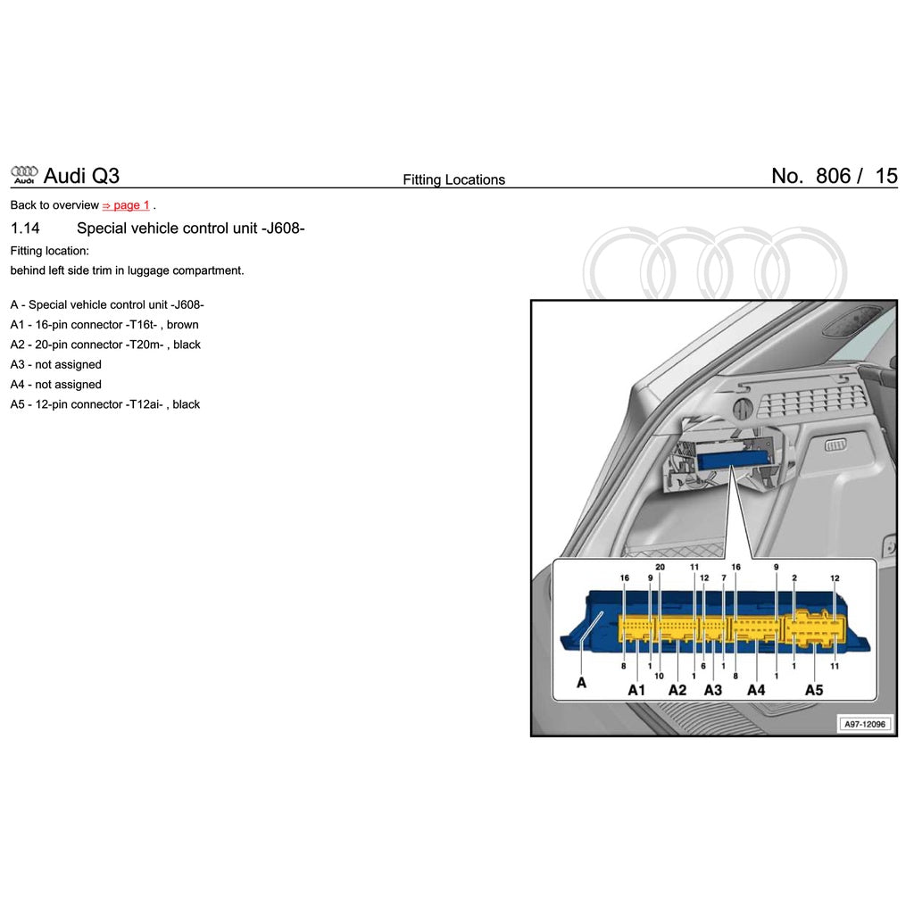 AUDI Q3 8U (2011-2018) SERVICE WORKSHOP MANUAL - Image 10