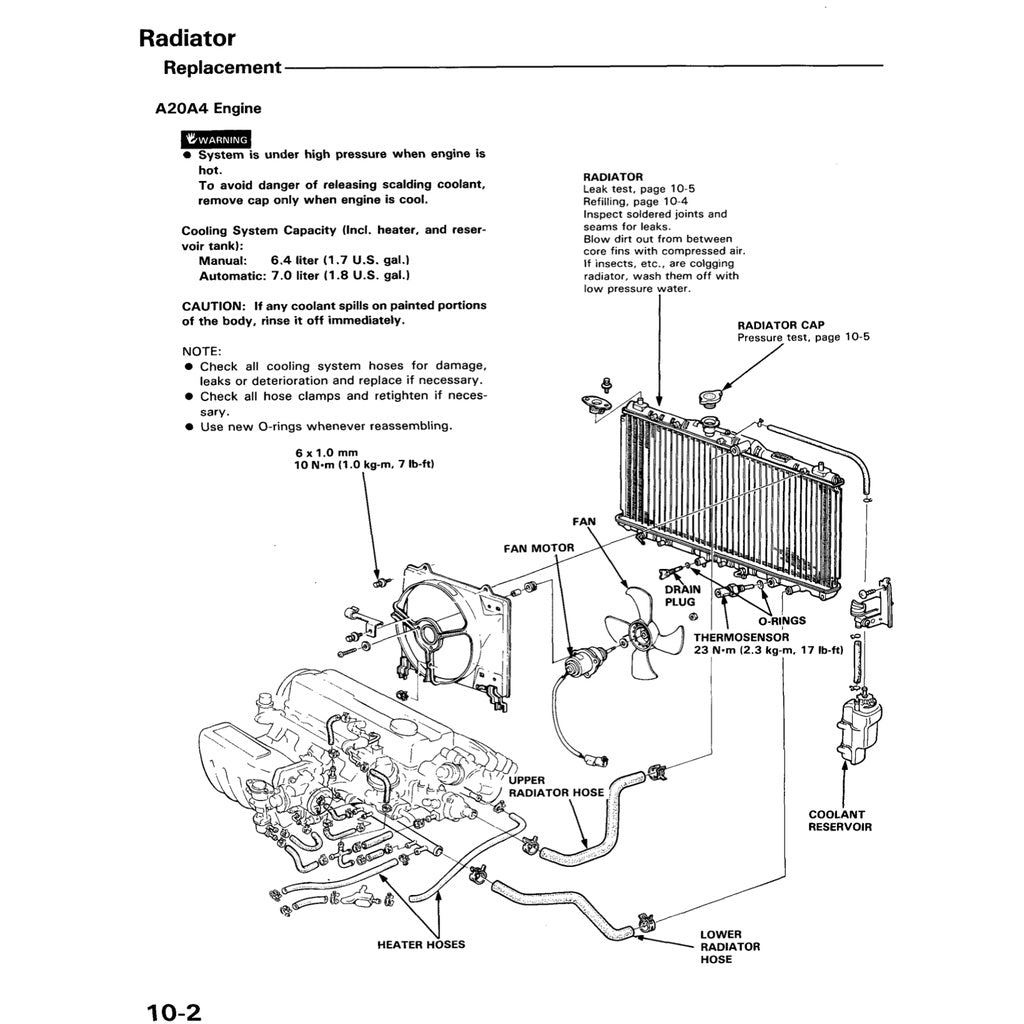 HONDA ACCORD 3 CA (1986-1989) SERVICE WORKSHOP MANUAL - Image 9