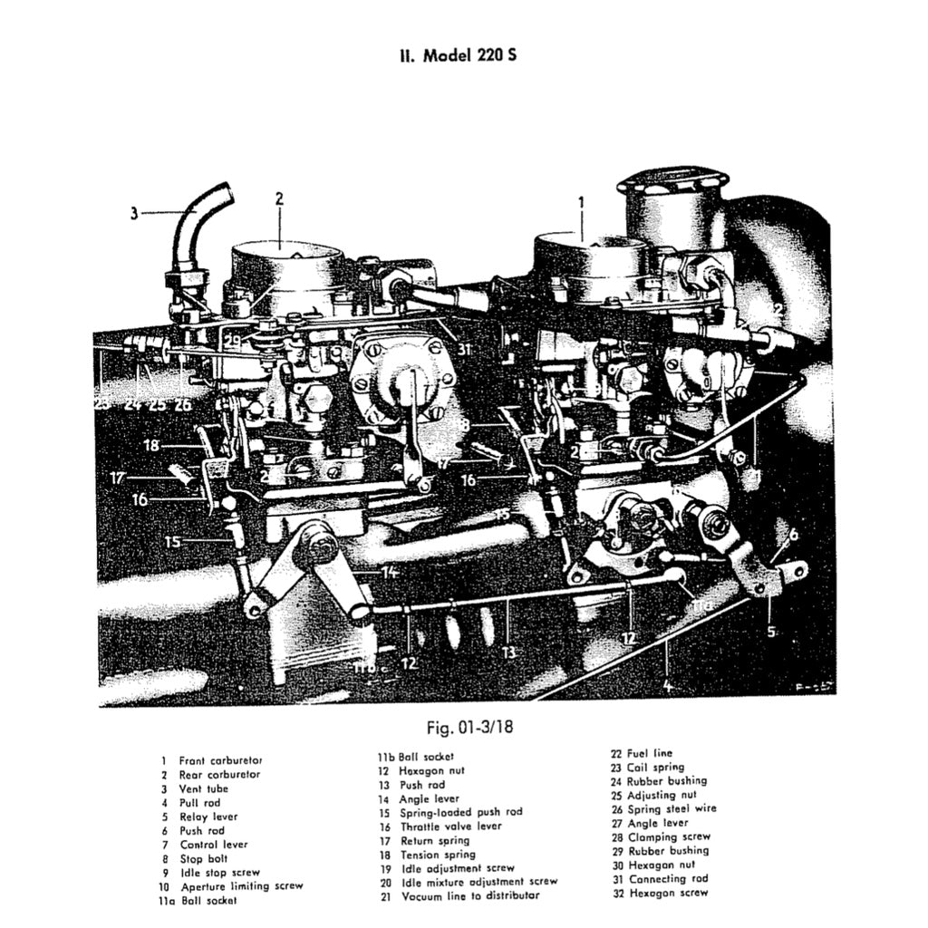 MERCEDES BENZ W120 W121 "PONTON" (1953-1963) SERVICE WORKSHOP MANUAL - Image 5