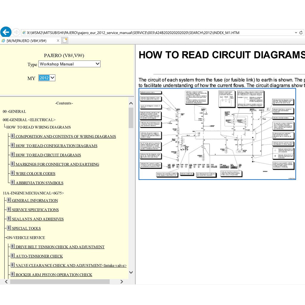 MITSUBISHI PAJERO IV V80/V90 (2006-2021) SERVICE WORKSHOP MANUAL - Image 18