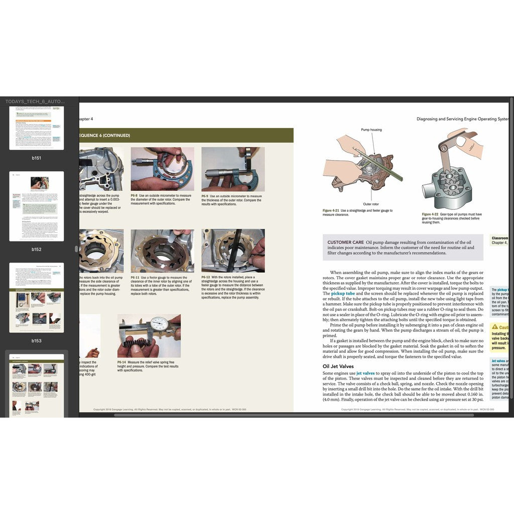 TODAY'S TECHNICIAN: AUTOMOTIVE ENGINE REPAIR & REBUILDING - TRAINING & WORKSHOP MANUAL - Image 3