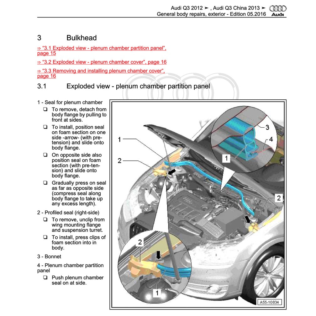 AUDI Q3 8U (2011-2018) SERVICE WORKSHOP MANUAL - Image 6