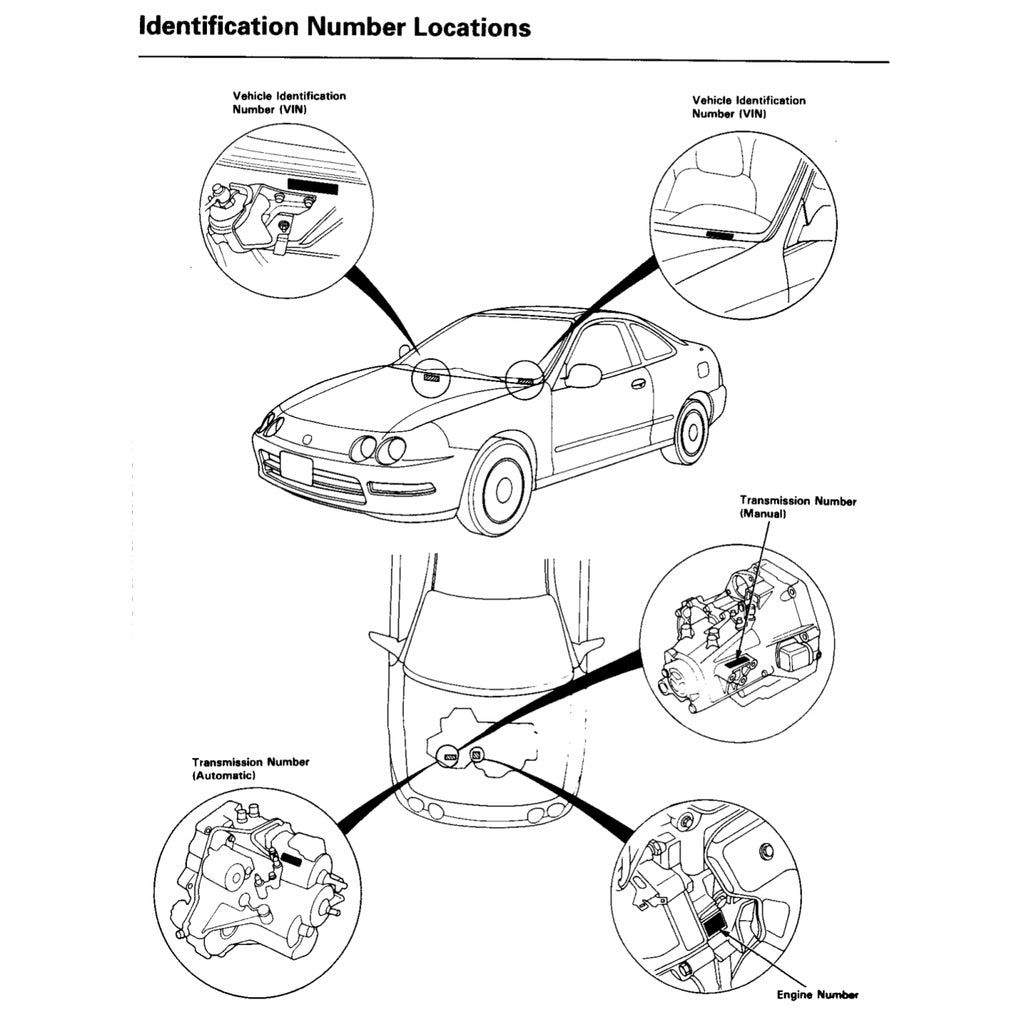 HONDA INTEGRA ACURA DB DC (1993-2001) SERVICE WORKSHOP MANUAL + SUPPLEMENT TYPE R - Image 10