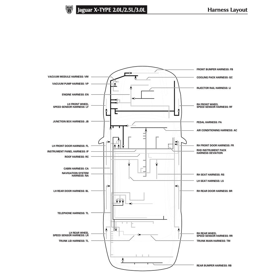 JAGUAR X-TYPE (2000-2009) SERVICE WORKSHOP MANUAL - Image 10