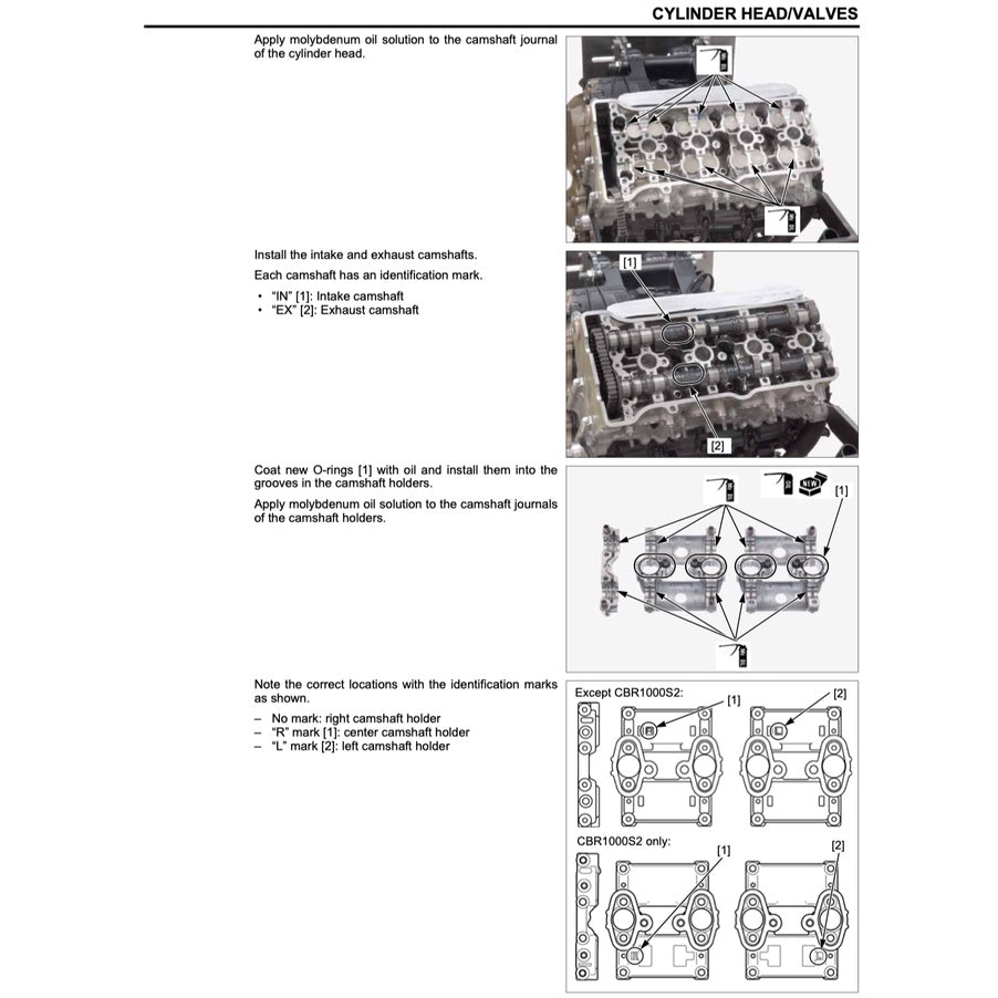 HONDA CBR1000RR RA/ S1/S2 FIREBLADE (2017-2019) SERVICE WORKSHOP MANUAL + PARTS CATALOGUE + OWNER'S MANUAL / CBR 1000 RR - Image 7