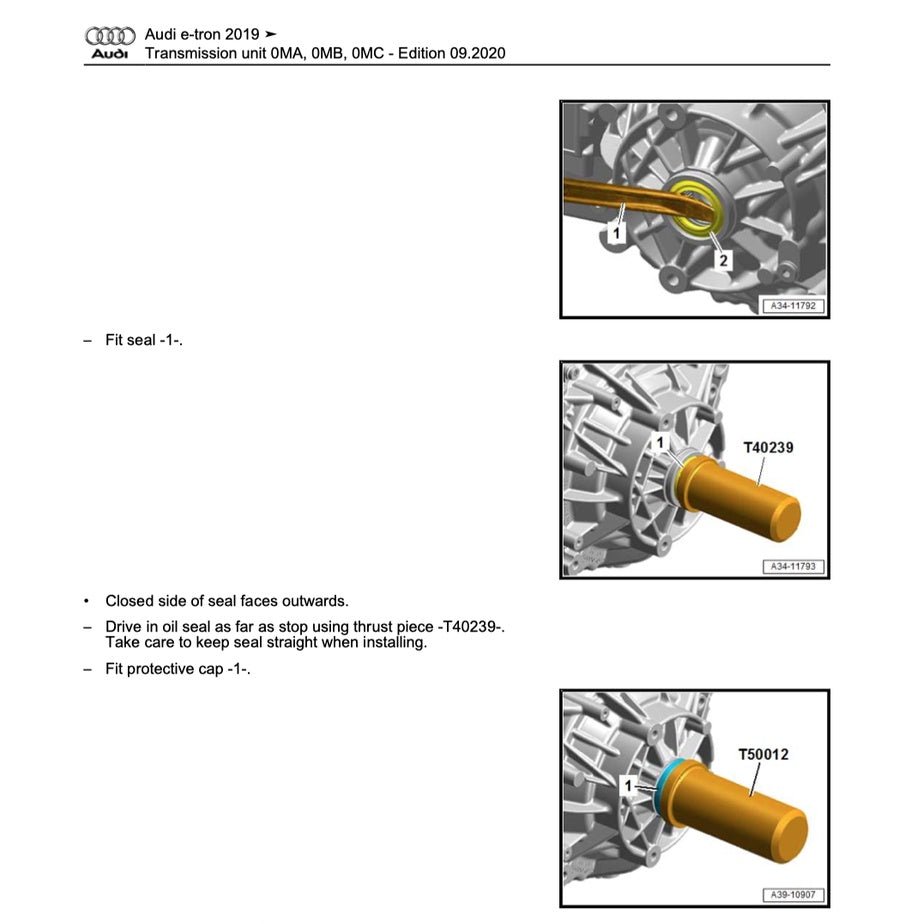 AUDI e-tron EV (2019+) SERVICE WORKSHOP MANUAL - Image 5