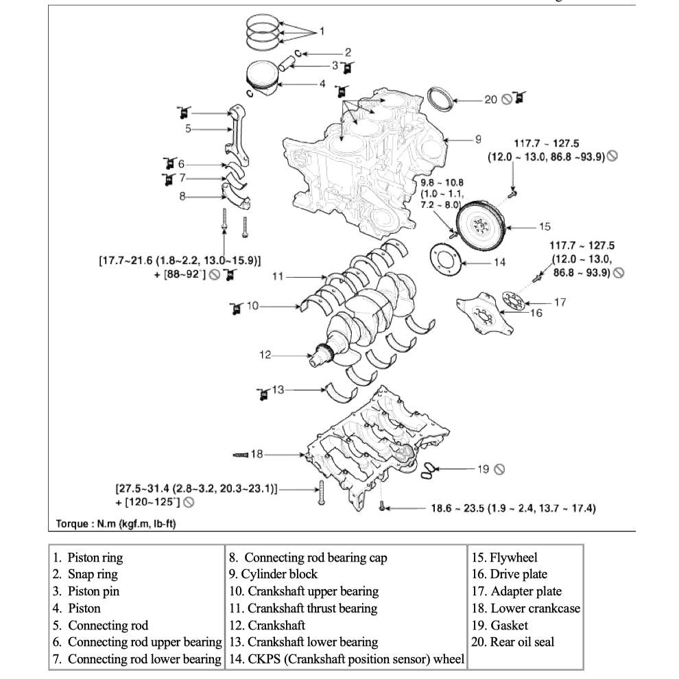KIA ENGINE G4NA 2.0L Nu MPI SERVICE REPAIR MANUAL - Image 6