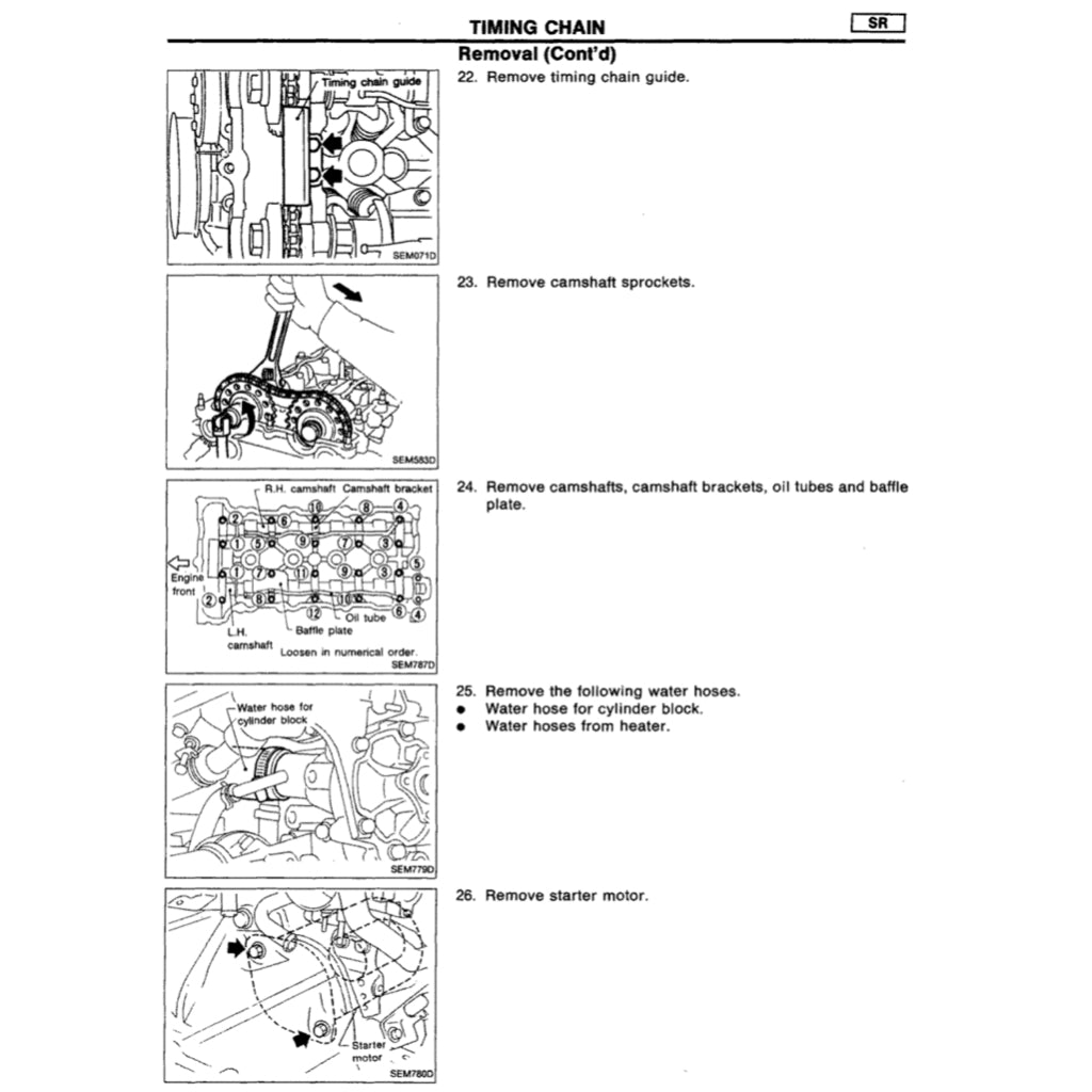 NISSAN SENTRA / SUNNY B13/N14 (1990-1995) SERVICE WORKSHOP MANUAL - Image 5