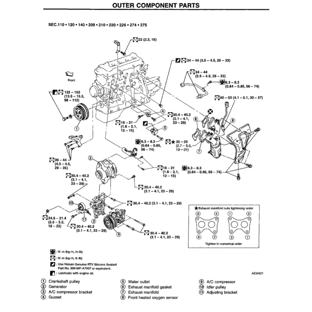 ISUZU TROOPER UX (1994-1997) SERVICE WORKSHOP MANUAL - Image 11