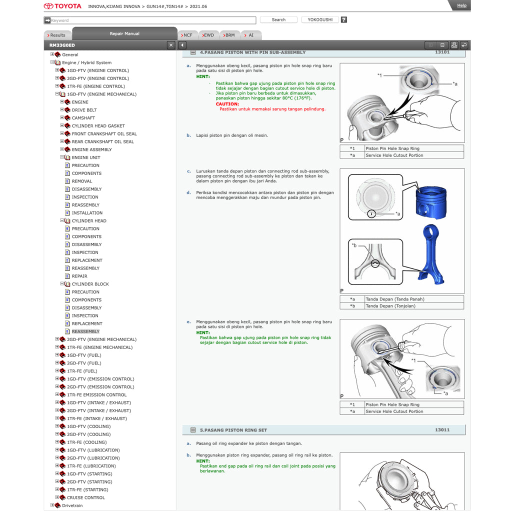 TOYOTA INNOVA KIJANG TGN/GUN140 (2015-2023) ONLINE SERVICE WORKSHOP MANUAL - Image 6