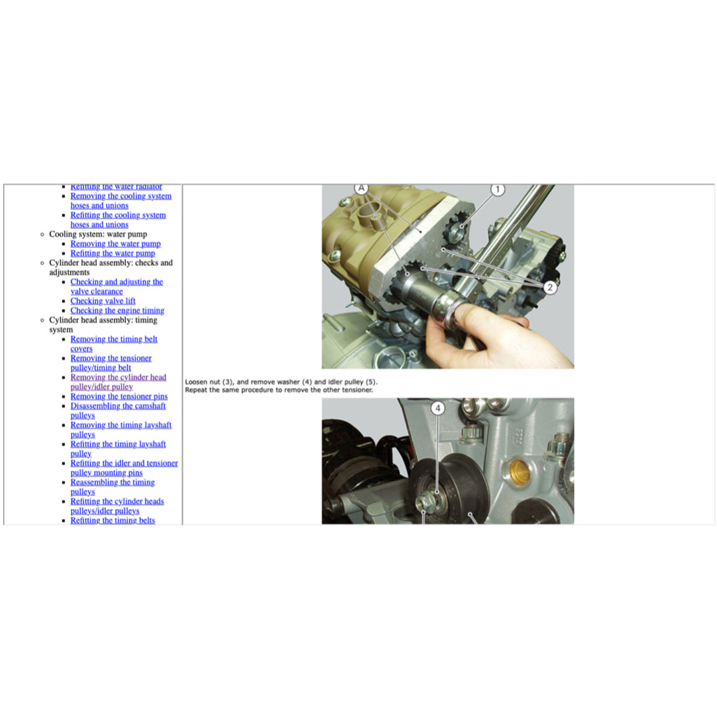 DUCATI MULTISTRADA 1200S (2013-2014) SERVICE WORKSHOP MANUAL + PARTS CATALOGUE + OWNER'S MANUAL - Image 6