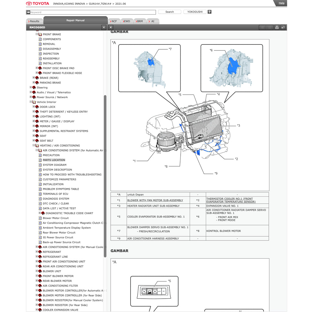 TOYOTA INNOVA KIJANG TGN/GUN140 (2015-2023) ONLINE SERVICE WORKSHOP MANUAL - Image 9