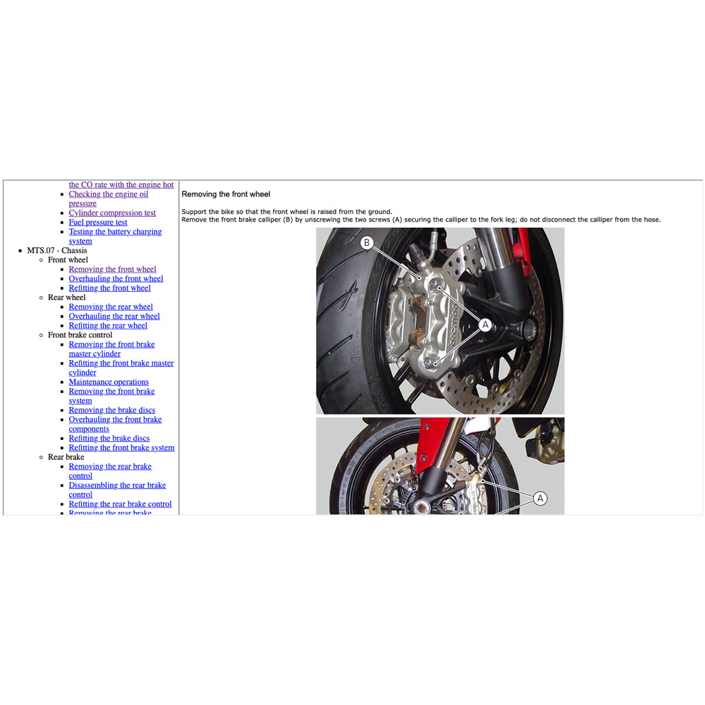 DUCATI MULTISTRADA 1200S (2013-2014) SERVICE WORKSHOP MANUAL + PARTS CATALOGUE + OWNER'S MANUAL - Image 9