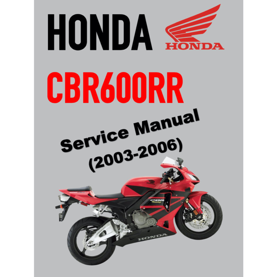HONDA CBR600RR (2003-2006) SERVICE WORKSHOP MANUAL + PARTS CATALOGUE + OWNER'S MANUAL - CBR 600 RR - Image 2