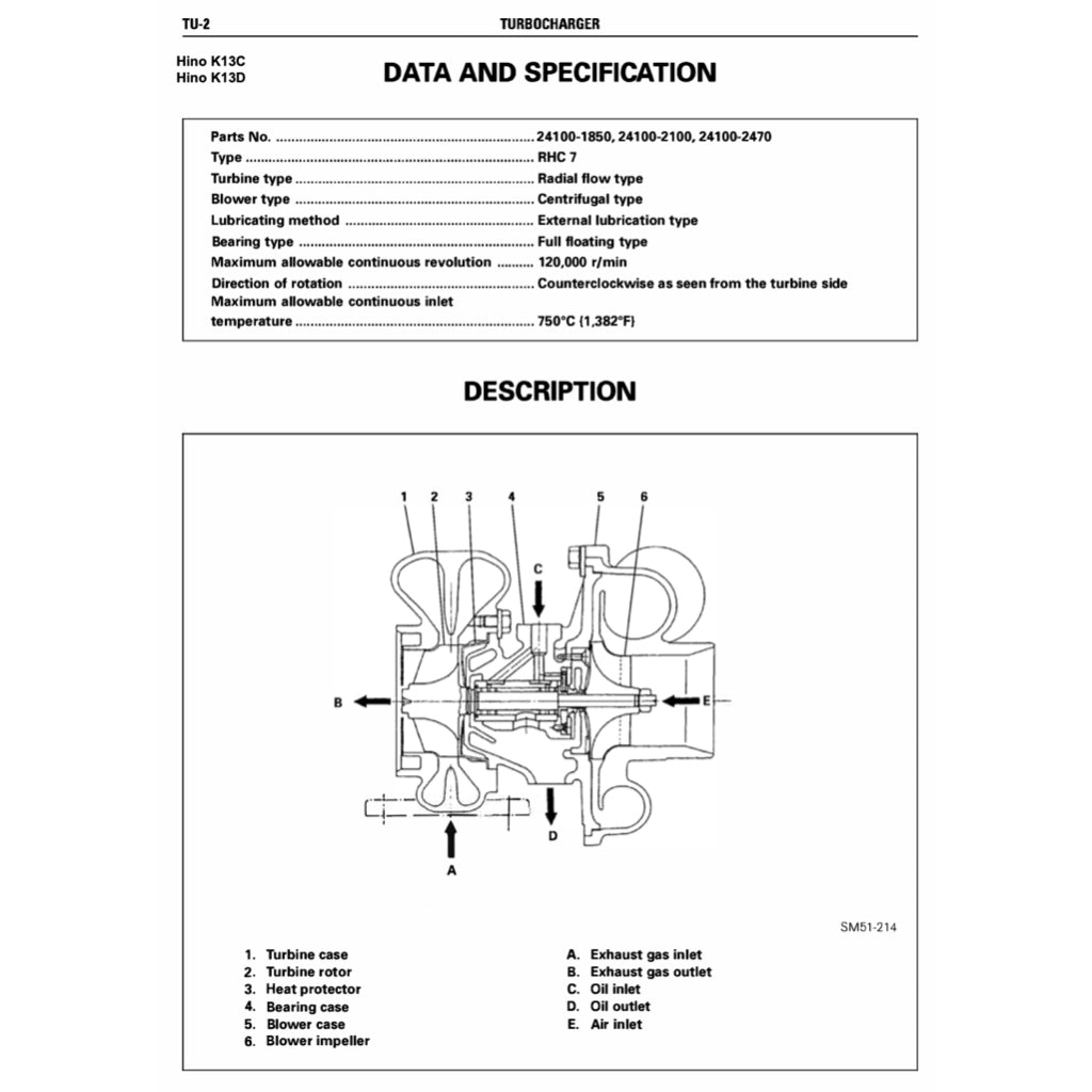 HINO ENGINE K13C-T/K13D-T WORKSHOP SERVICE REPAIR MANUAL - Image 3