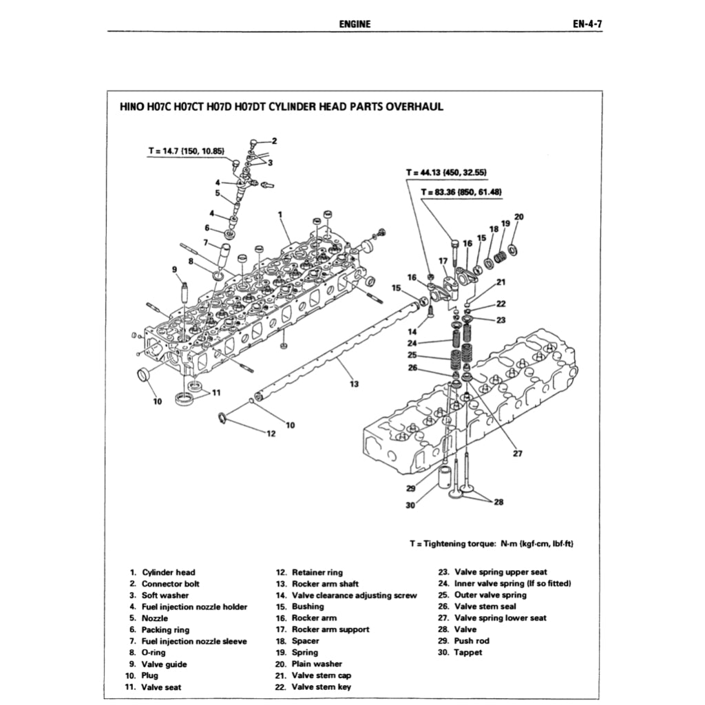 HINO ENGINE H07D /H07D-T WORKSHOP SERVICE REPAIR MANUAL - Image 3