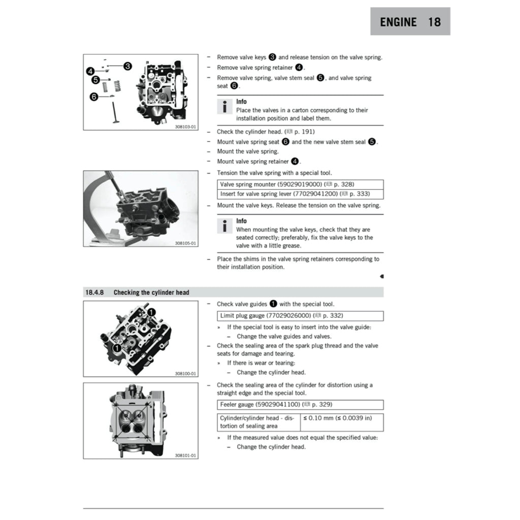 KTM DUKE 390 (2013-2018) SERVICE WORKSHOP MANUAL + PARTS CATALOGUE + OWNER'S MANUAL - Image 4