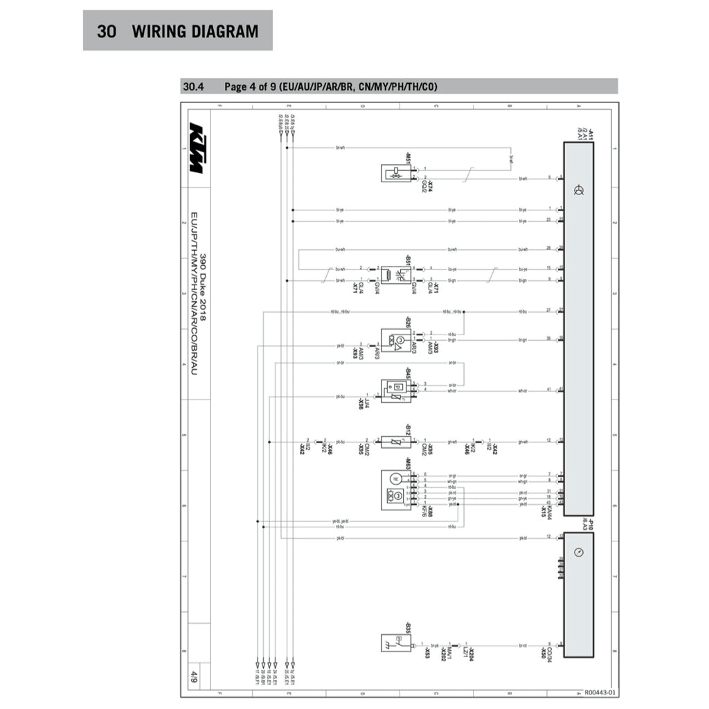KTM DUKE 390 (2013-2018) SERVICE WORKSHOP MANUAL + PARTS CATALOGUE + OWNER'S MANUAL - Image 9