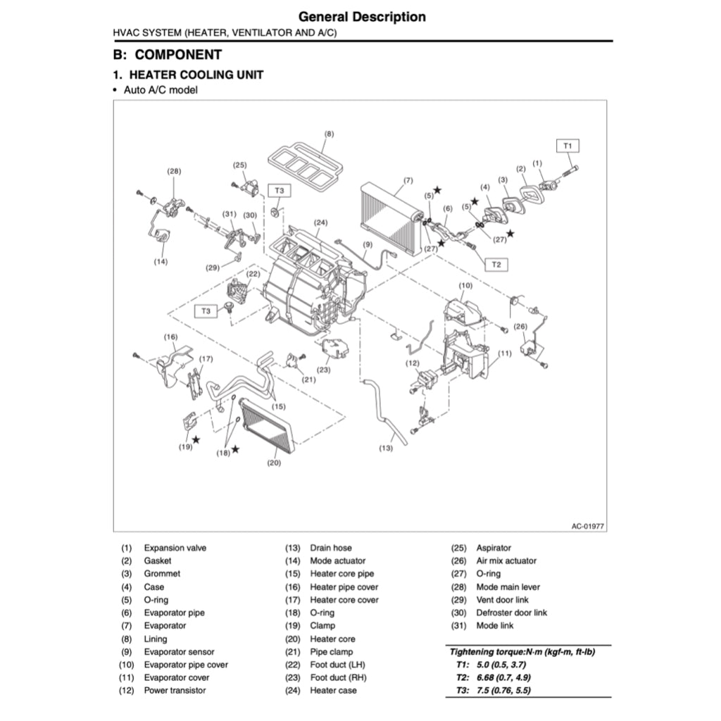 SUBARU IMPREZA GE/GH (2008-2011) SERVICE WORKSHOP MANUAL - Image 9
