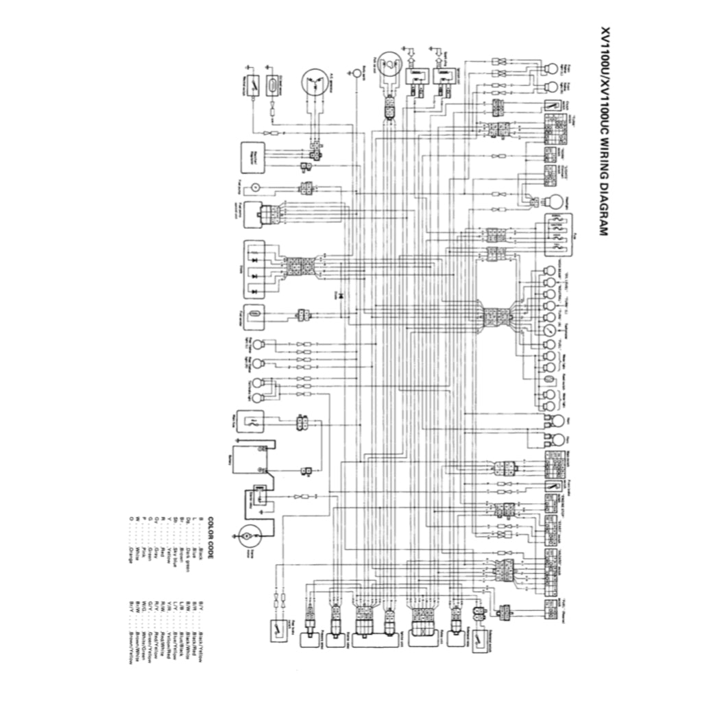 YAMAHA VIRAGO XV 700/750/1000/1100 (1985-1999) SERVICE WORKSHOP MANUAL + OWNER'S MANUAL - Image 7