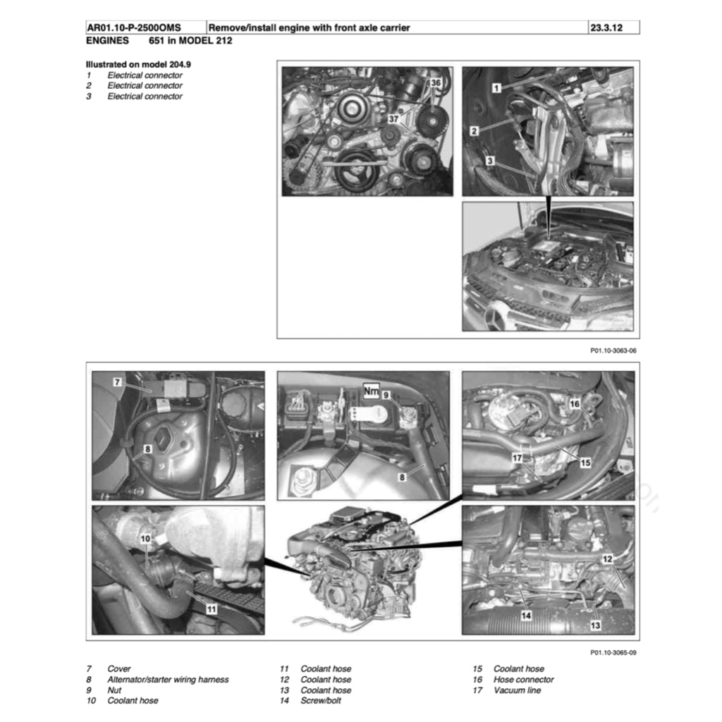 MERCEDES BENZ ENGINE OM651 SERVICE REPAIR MANUAL - Image 5