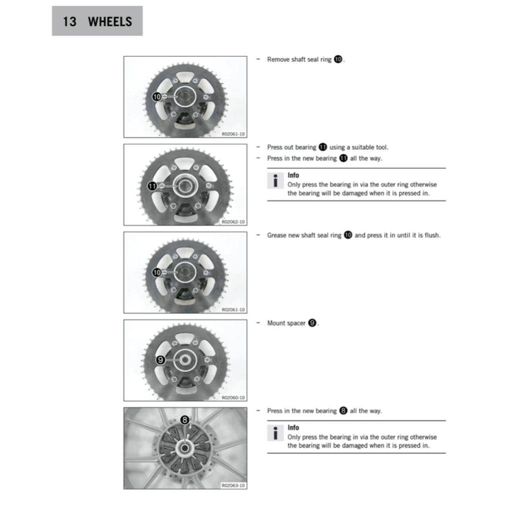 KTM DUKE 390 (2013-2018) SERVICE WORKSHOP MANUAL + PARTS CATALOGUE + OWNER'S MANUAL - Image 8