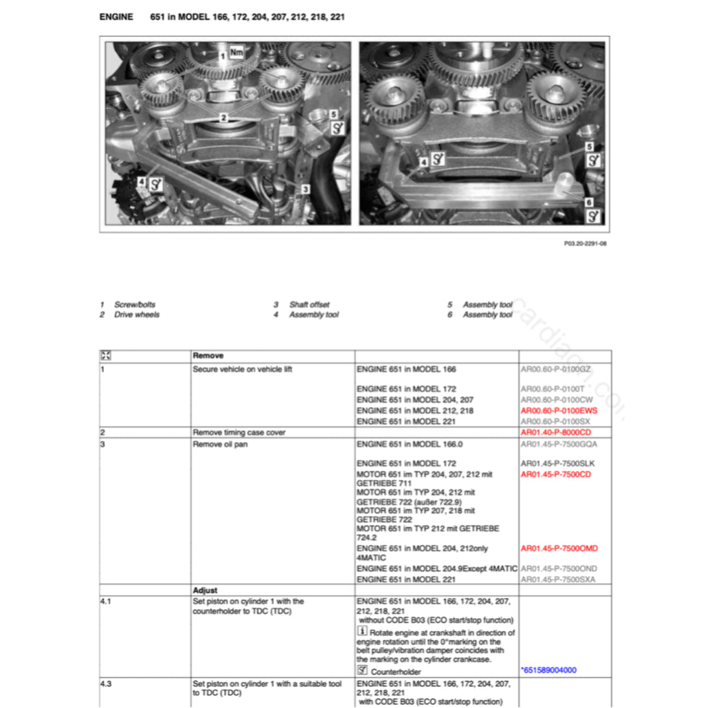MERCEDES BENZ ENGINE OM651 SERVICE REPAIR MANUAL - Image 7