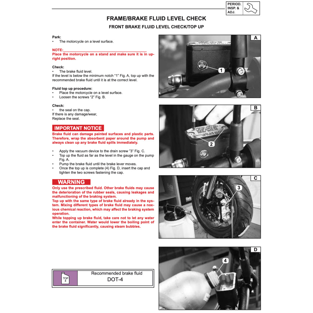BENELLI LEONCINO BJ500 (2017-2022) SERVICE WORKSHOP MANUAL + PARTS CATALOGUE + OWNER'S MANUAL - Image 4